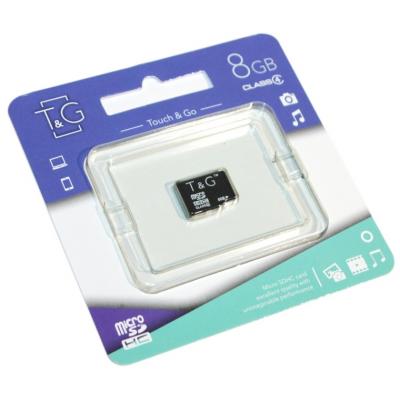Карта пам'яті T&G 8GB microSDHC class 4 (TG-8GBSDCL4-00)