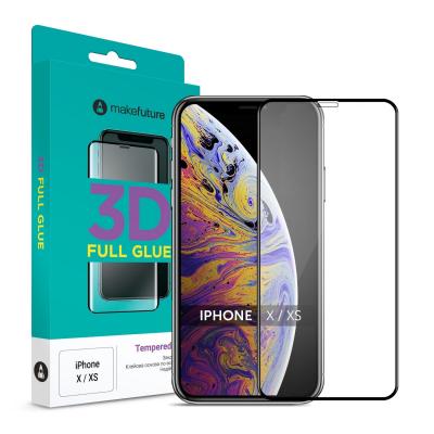 Скло захисне MakeFuture Apple iPhone X/XS Black (MG3D-AIX/XSB)