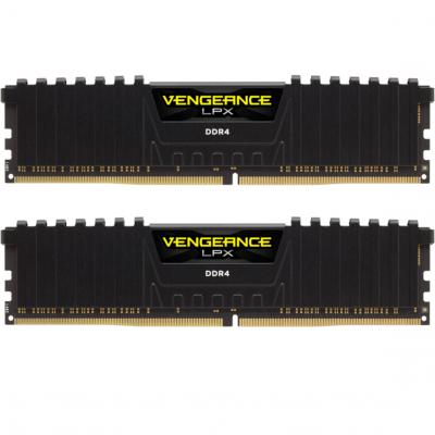 Модуль пам'яті для комп'ютера DDR4 16GB (2x8GB) 4000 MHz Vengeance LPX Black Corsair (CMK16GX4M2K4000C19)