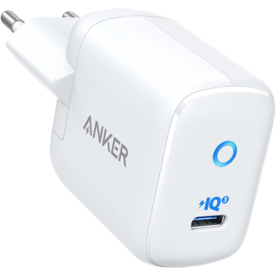 Зарядний пристрій Anker PowerPort III Mini 1 - 30W PowerIQ3.0 (White) (A2615L21)
