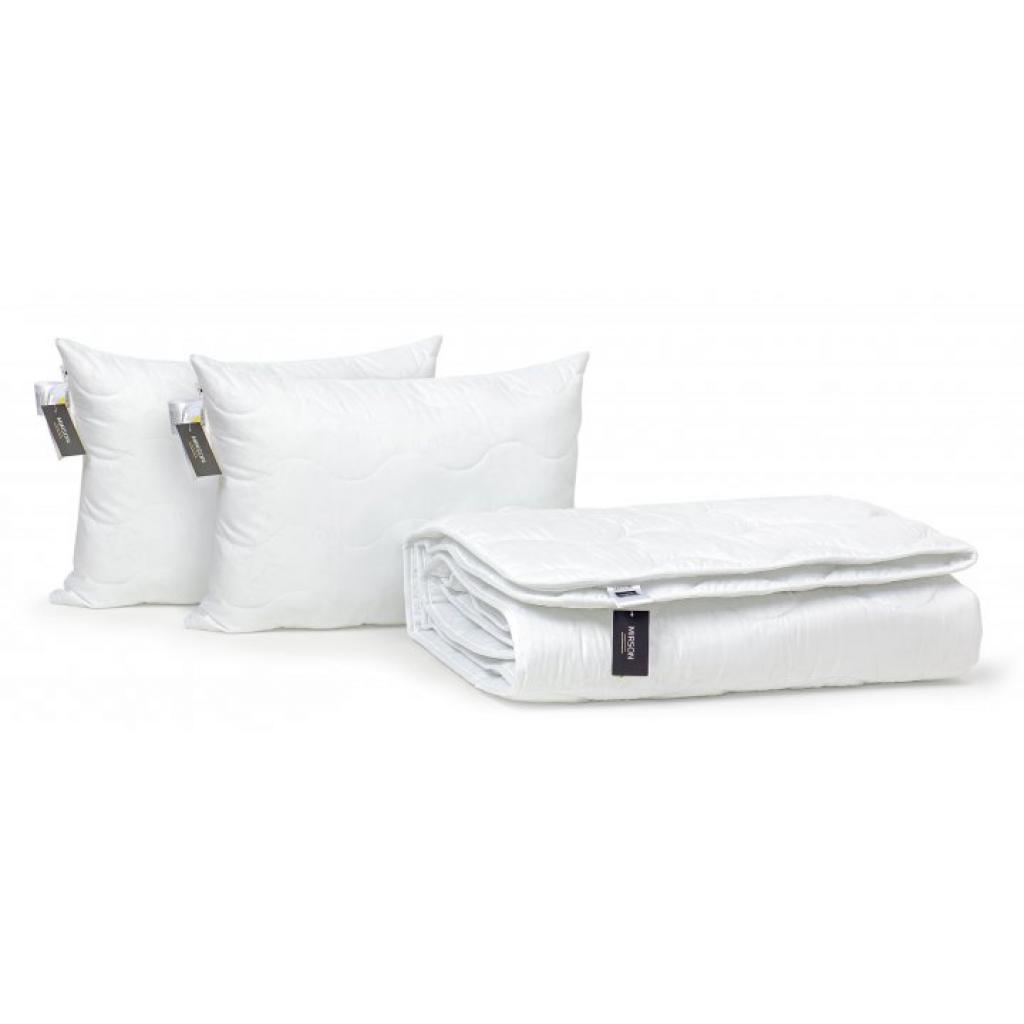 Ковдра MirSon Набір шовковий №1690 Eco Light White Ковдра 200х220 + подушк (2200002657075)
