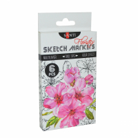 Art marker Santi set of double-sided sketch Floristics 6 pcs (390569)