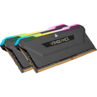 Модуль пам'яті для комп'ютера DDR4 16GB (2x8GB) 3600 MHz Vengeance RGB Pro SL Black Corsair (CMH16GX4M2Z3600C18)