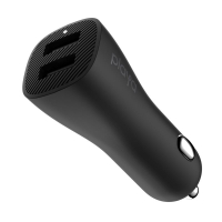 Зарядний пристрій Belkin Car Charger 24W Dual USB-A, black (PC0003BTC1-PBB)