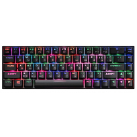 Клавіатура 2E GAMING KG380 RGB 68key Gateron Blue Switch BT/USB Black (2E-KG380UBK-BL)