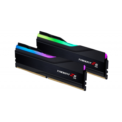 Модуль пам'яті для комп'ютера DDR5 32GB (2x16GB) 5600 MHz Trident Z5 RGB Black G.Skill (F5-5600J4040C16GX2-TZ5RK)