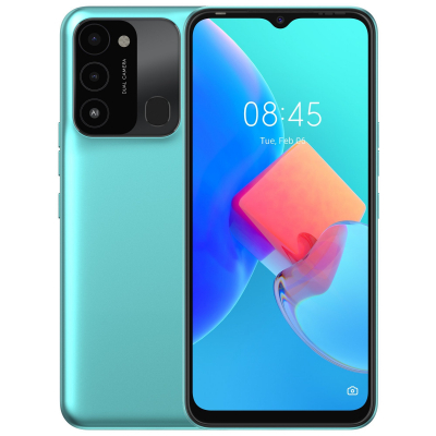 Мобільний телефон Tecno KG5k (Spark 8С 4/128Gb) Turquoise Cyan (4895180777929)