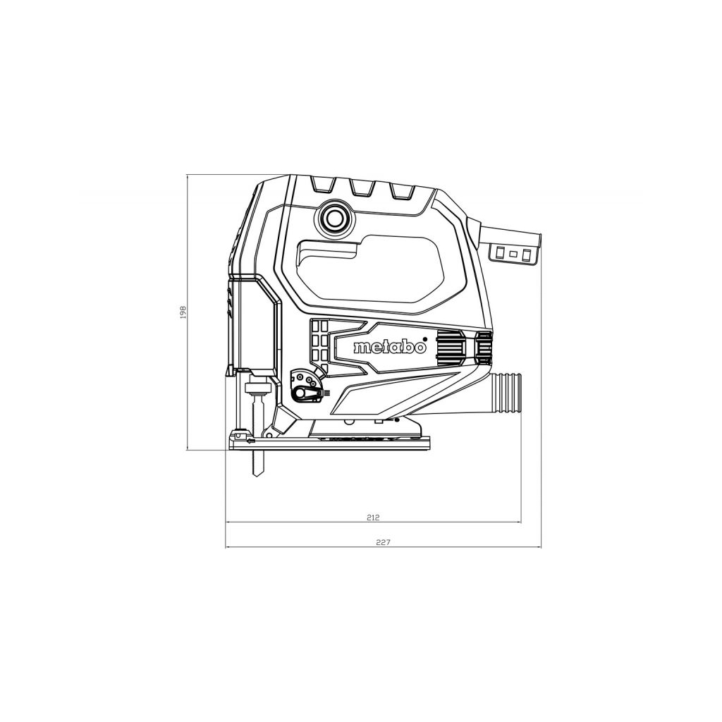 Електролобзик Metabo STEB65Quick (601030000)