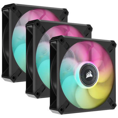Кулер до корпусу Corsair iCUE ML120 RGB Elite Premium Triple Pack (CO-9050113-WW)
