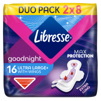 Hygienic pads Libresse Ultra Goodnight Large 16 pcs. (7322540960273)