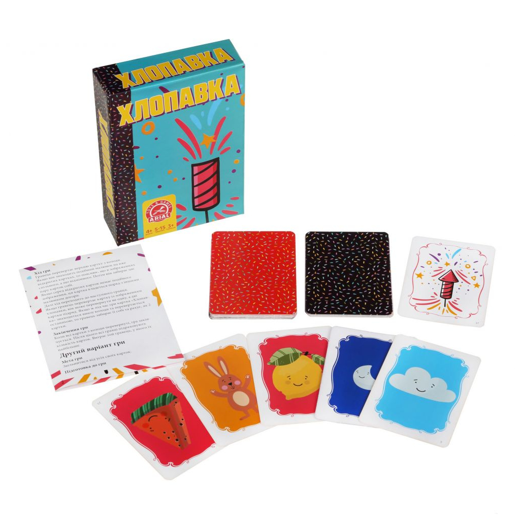 Настільна гра Arial Хлопавка (91157) Настільна гра Arial Хлопавка (91157)