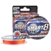 Шнур Favorite Smart PE 8x 150м 0.5/0.117mm 8lb/4.1kg Red Orange (1693.10.79)