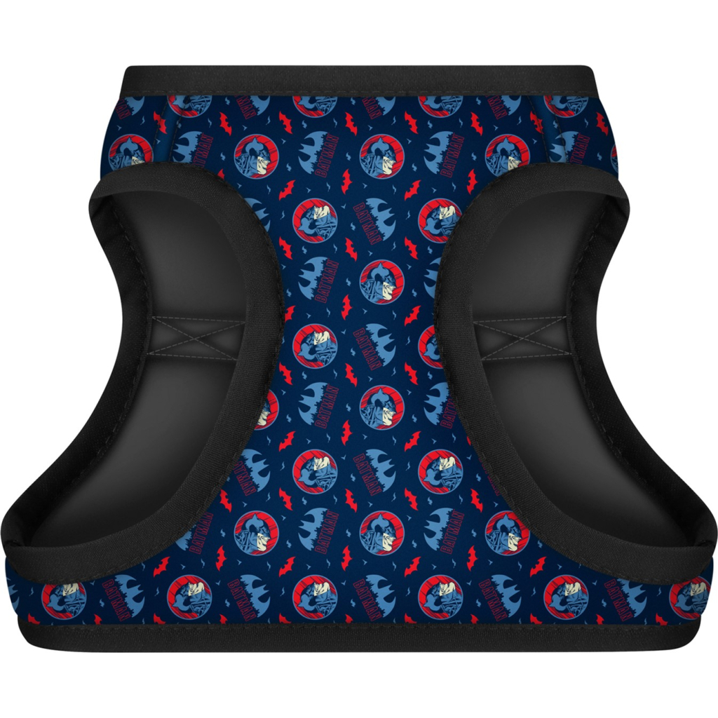 Шлея для собак WAUDOG Clothes з QR паспортом "Бетмен червоно-блакитний" S1 (1011-4003)