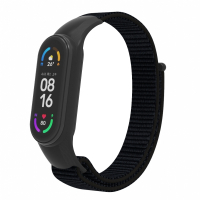 Ремінець до фітнес браслета Armorstandart нейлоновий для Xiaomi Mi Band 7/6/5/4 Black (ARM67839)