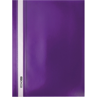 Folder Economix A4 without perforation, texture "orange", purple (E31509-12)