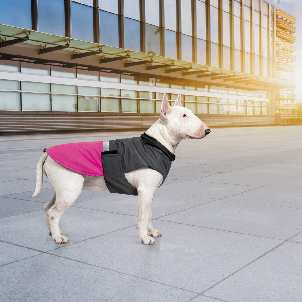 Попона для тварин Pet Fashion ROY 2XL малиново-сіра (4823082432912)