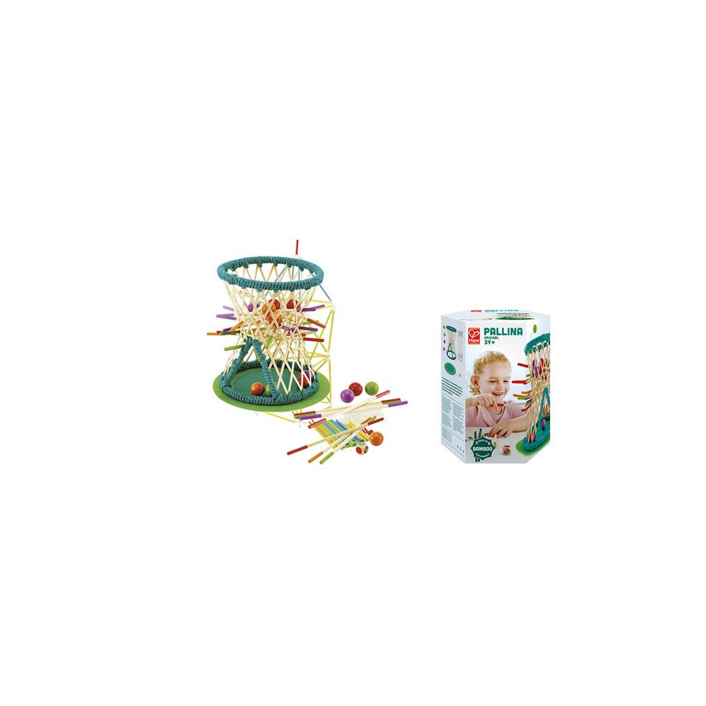 Головоломка Hape з бамбуку Pallina з кульками (E5522)