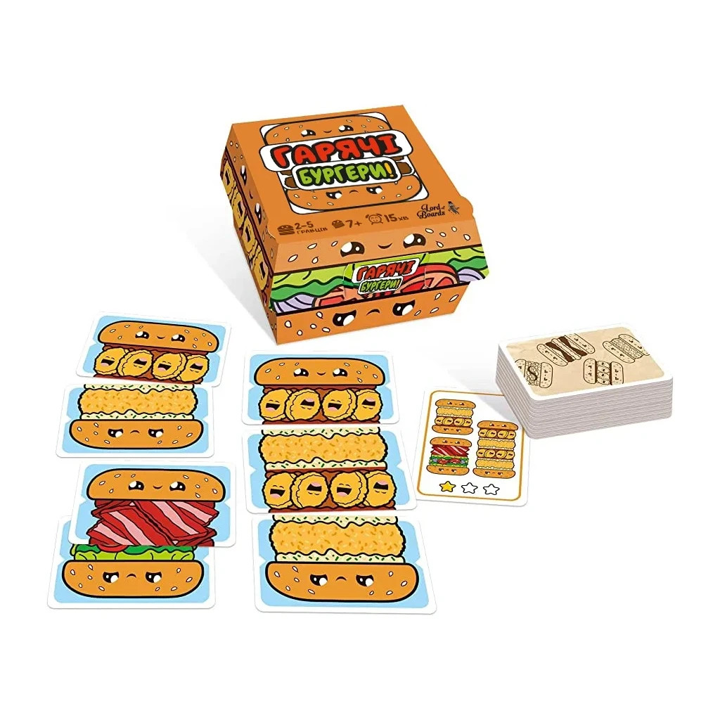 Настільна гра Lord of Boards Гарячі Бургери (Burger ASAP) (LOB2319UA)