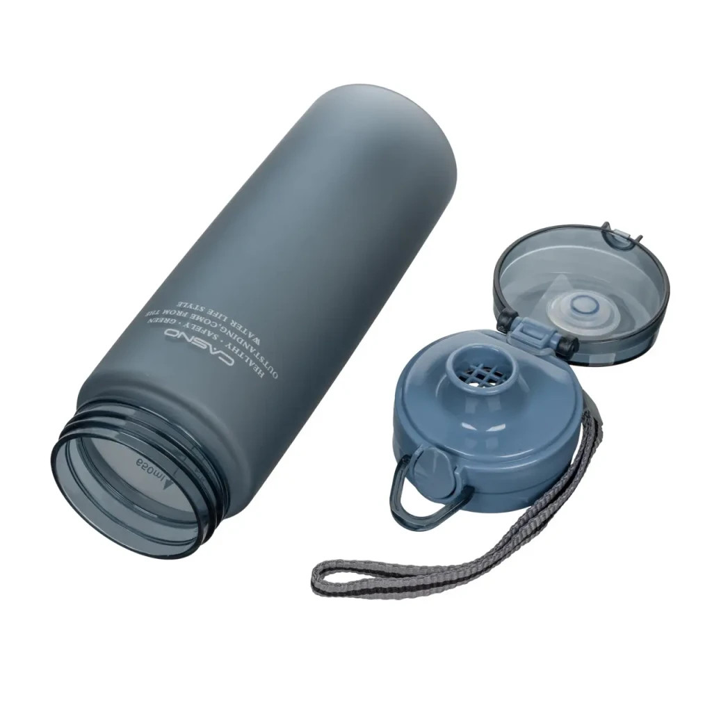 Пляшка для води Casno 650 мл KXN-1157 Сіра (KXN-1157_Grey)