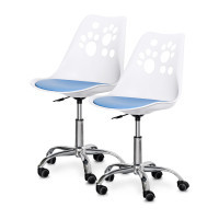 Children's chair Evo-kids Indigo 2 pcs White / Blue (H-232 W/BL -X2)