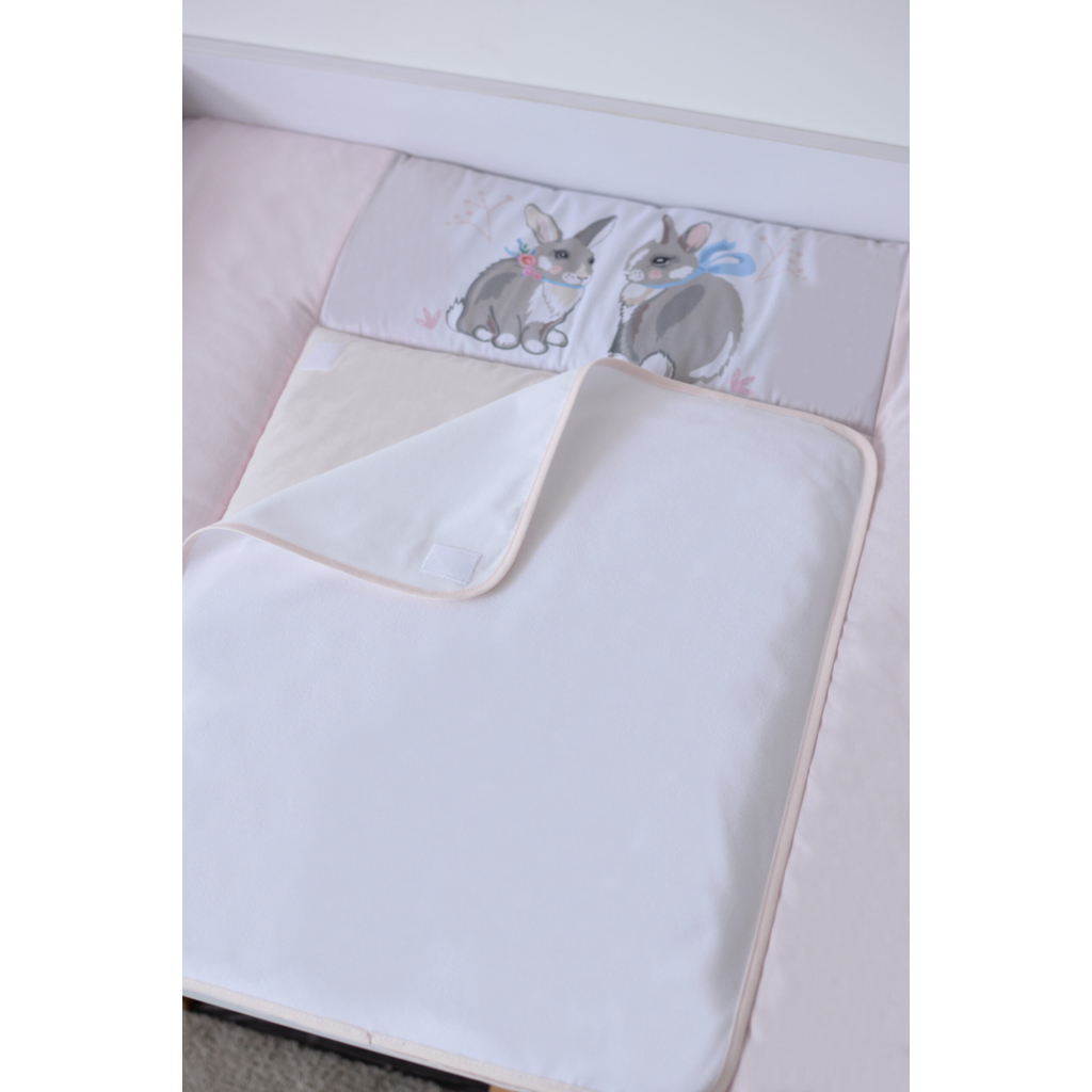 Пеленальний матрацик Верес Summer Bunny pink NEW 72х80 см (426.4.1)