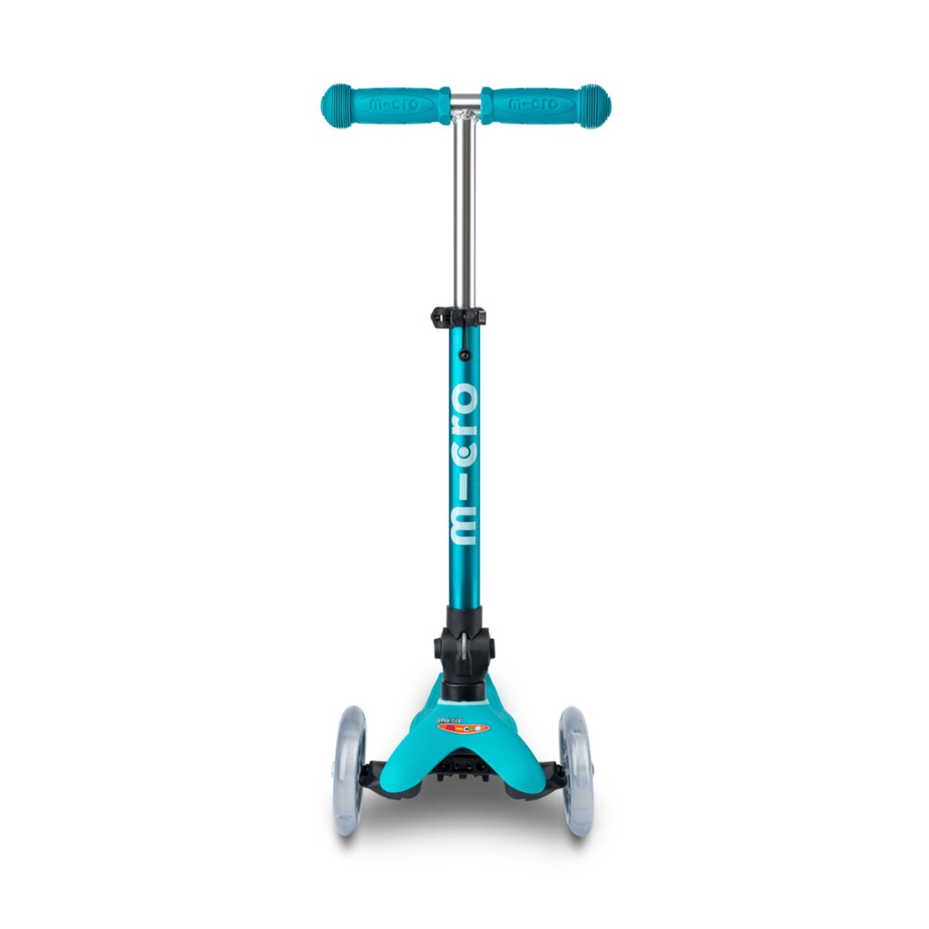 Самокат Micro Mini Deluxe Foldable Складний 3-х колісний Аква (MMD155)