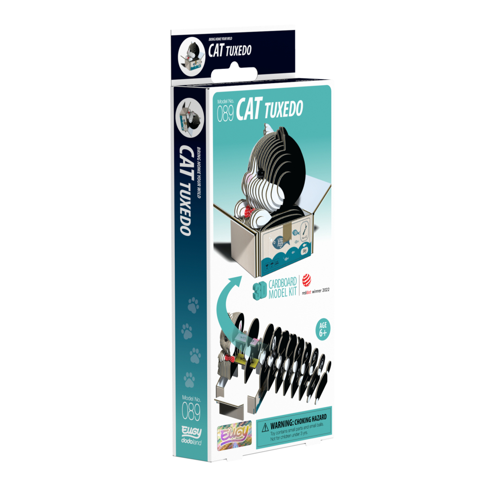 Пазл Eugy 3D Зоопарк Кошеня чорно-біле (XEG-089)