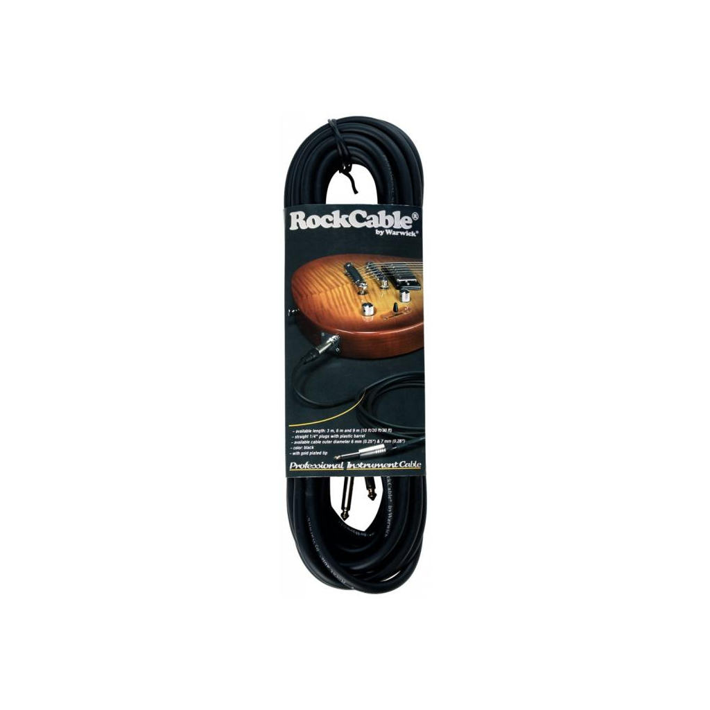 Інструментальний кабель RockCable Instrument Cable 9m (RCL 30209 D7)