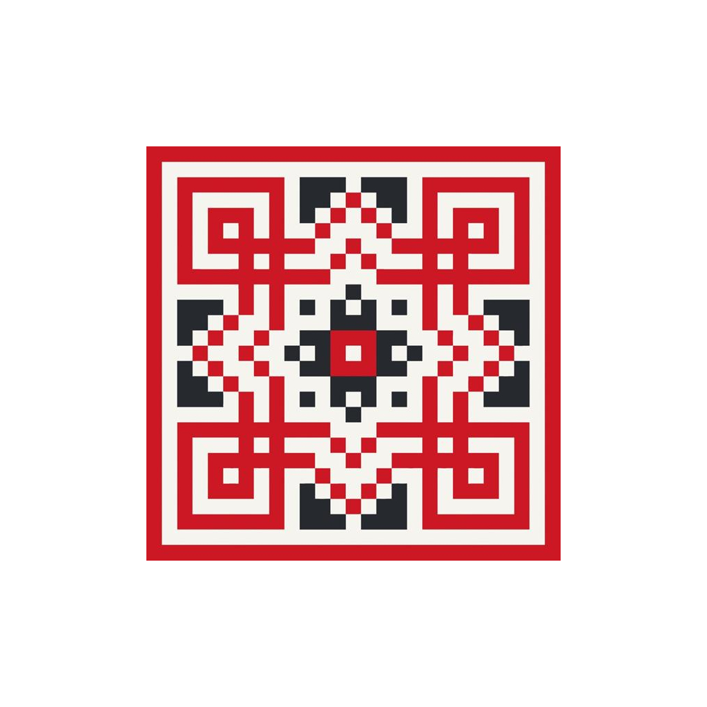 Картина по номерам ArtCraft Український орнамент 30х30 см (13040-AC)