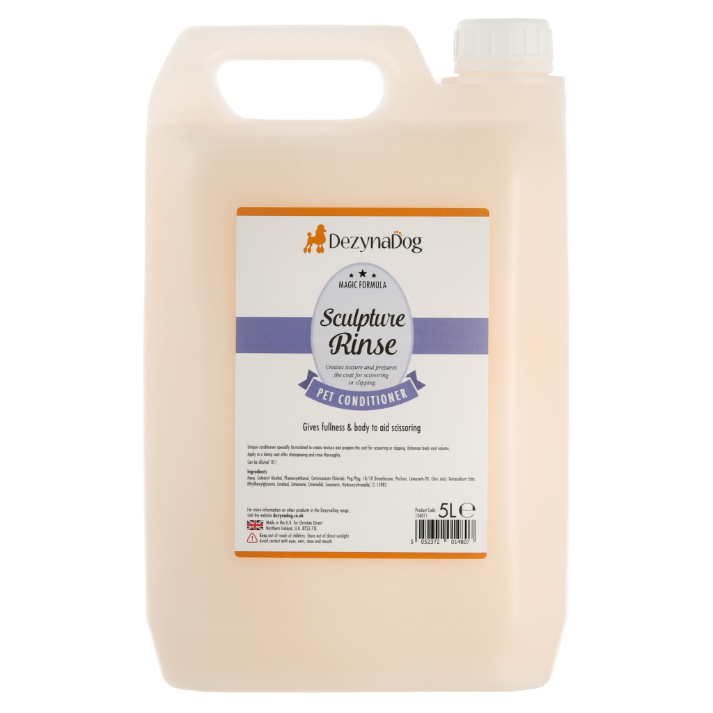 Кондиціонер для тварин Dezynadog Sculpture Rinse High Volume 5 л (5052372014807)