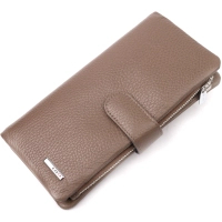 Purse Karya Made of genuine leather Beige (20998)