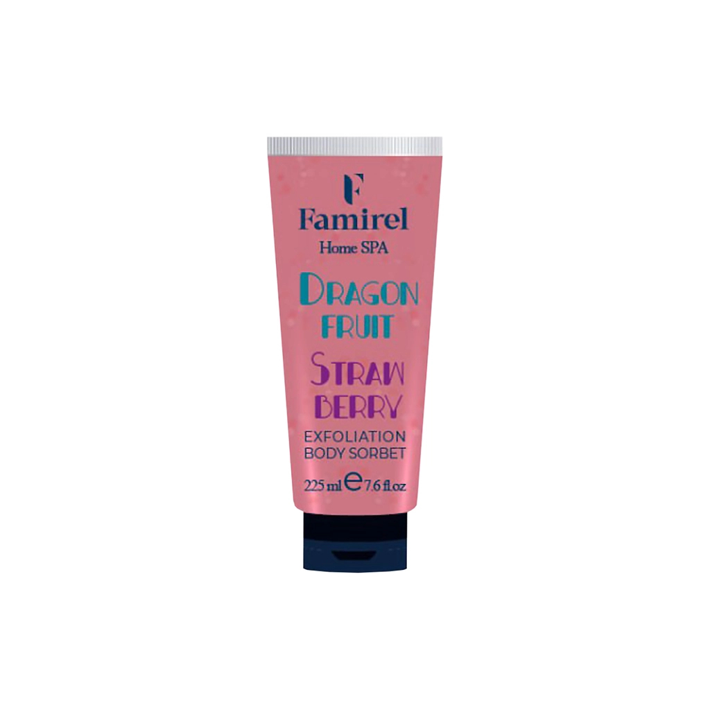 Скраб для тіла Famirel Сорбет Пітахая і полуниця 225 мл (7290114086059)