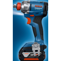 Гайковерт Bosch GDR 18V-215 18V, 2х2Ah, 3800об/хв, 215Нм, M6-M16, кейс (0.601.9N2.022)