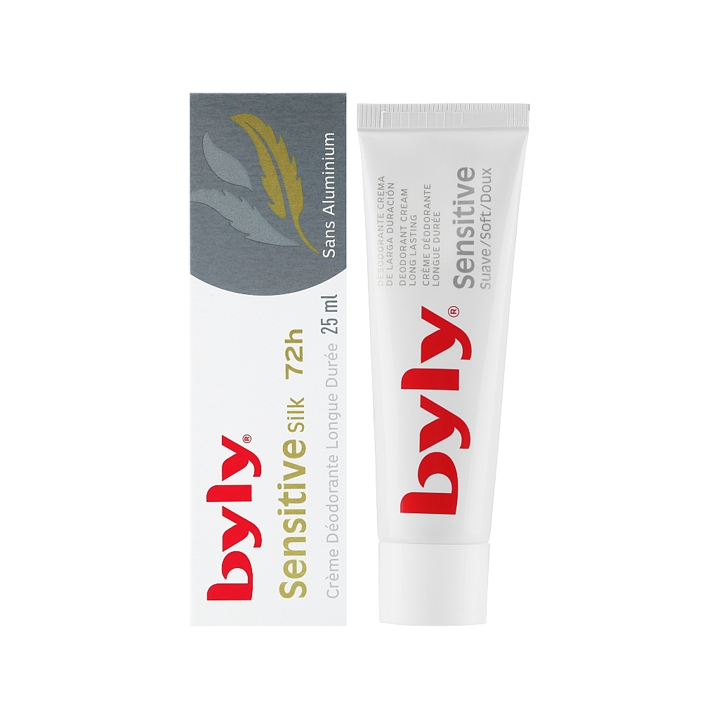 Дезодорант Byly Крем Sensitive Без солей алюмінію Захист 72 години 25 мл (8411104003644)