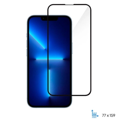 Скло захисне 2E iPhone 13 Pro Max 2.5D FCFG black (2E-IP-13M-6.7-SMFCFG-BB)