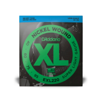 Струни для гітари D'Addario XL Nickel Wound Bass Super Light (40-95) (EXL220)
