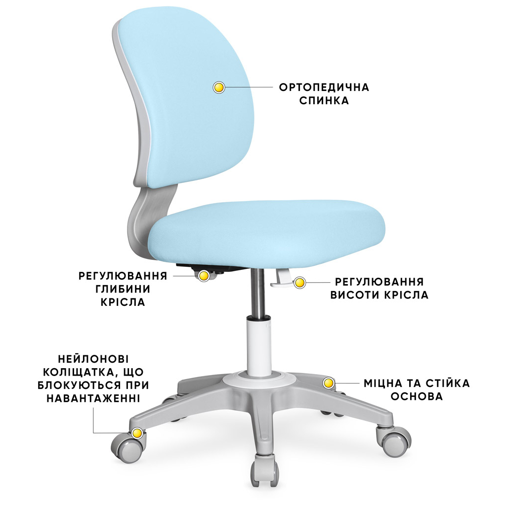 Дитяче крісло Evo-kids Limpi Blue (Y-212 KBL)