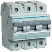 Automatic switch Hager 3-p. C 80A (10kA) (B) (HLF380S)