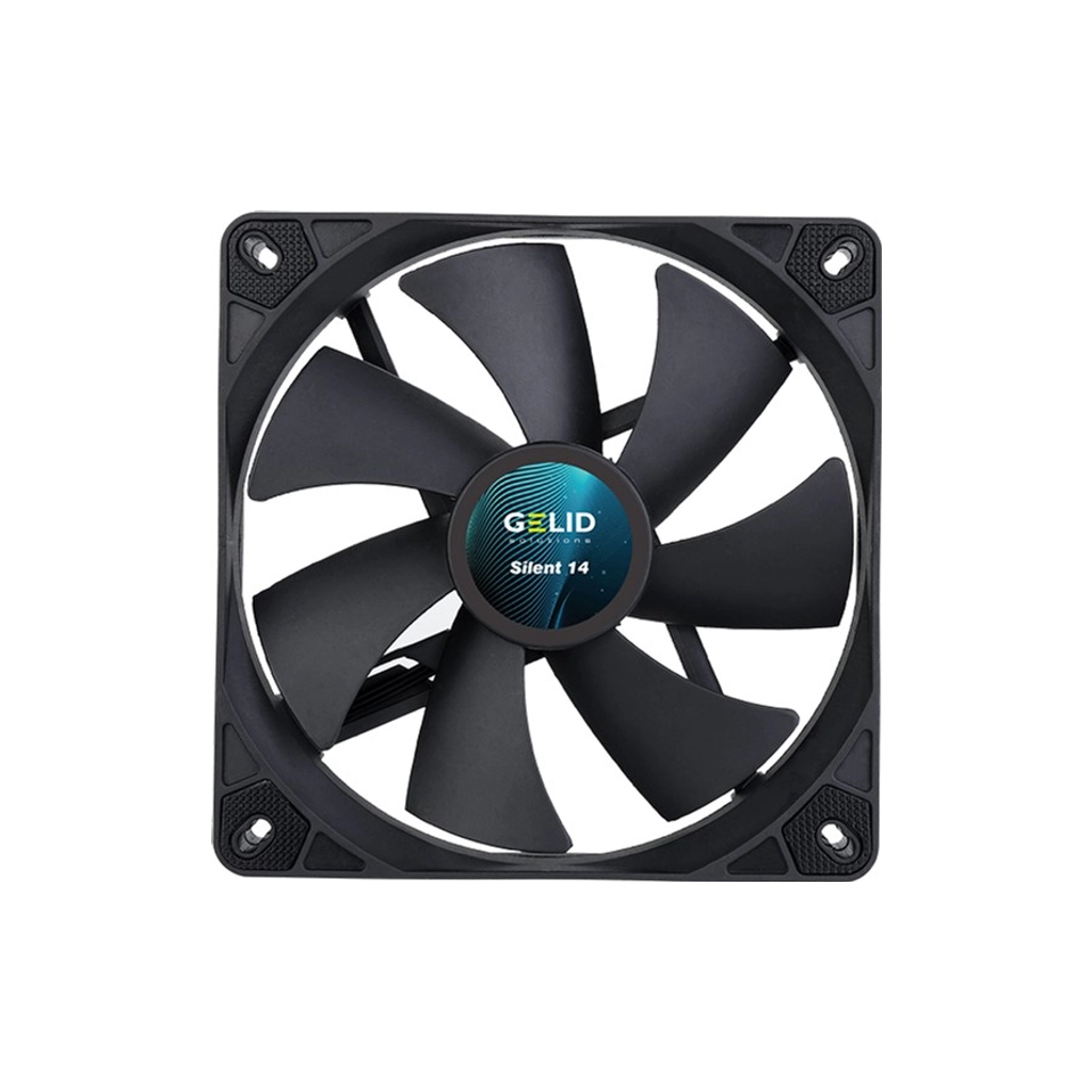 Кулер до корпусу Gelid Solutions Silent 14 Black 140 mm (FN-PX14-11) Кулер до корпусу Gelid Solutions Silent 14 Black 140 mm (FN-PX14-11)