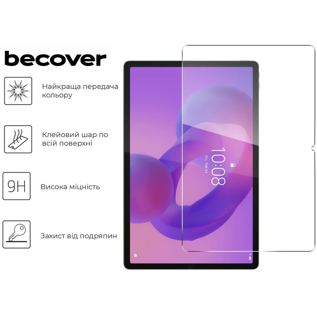 Скло захисне BeCover Lenovo Idea Tab/K11 (2nd Gen) TB336/Xiaoxin Pad (2025) 11" (713678) Скло захисне BeCover Lenovo Idea Tab/K11 (2nd Gen) TB336/Xiaoxin Pad (2025) 11" (713678)