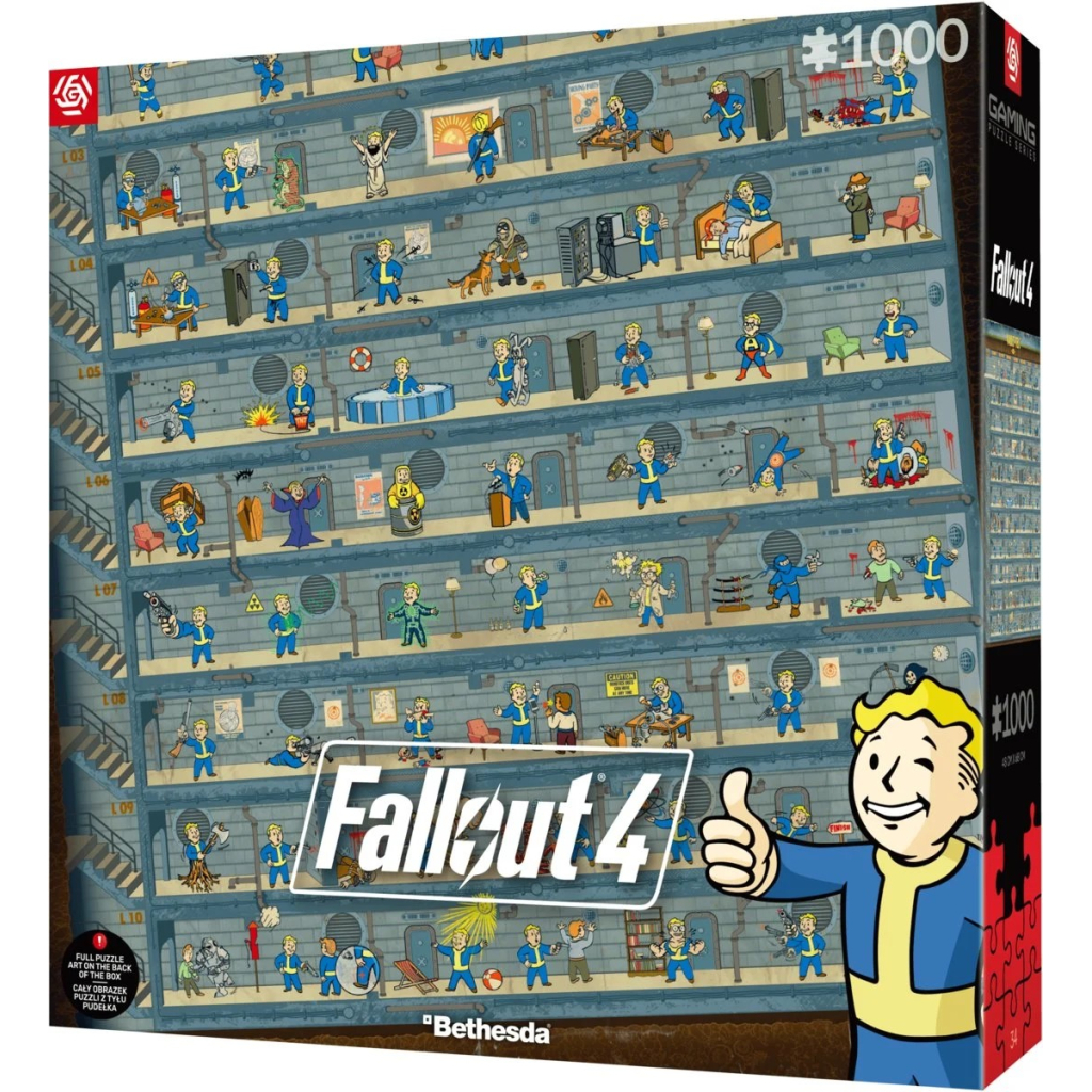 Пазл GoodLoot Fallout 4 Perk Poster Puzzles 1000 ел. (5908305247937) Пазл GoodLoot Fallout 4 Perk Poster Puzzles 1000 ел. (5908305247937)