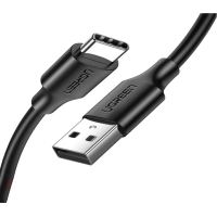 Дата кабель USB 2.0 AM to USB-C 0.25m 3A US287 black Ugreen (60114)