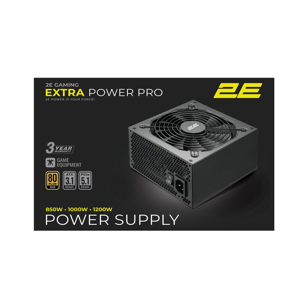 Блок живлення 2E 1200W Extra Power Pro ATX3.1 GEN5.0 (2E-EP1200GMII-140) Блок живлення 2E 1200W Extra Power Pro ATX3.1 GEN5.0 (2E-EP1200GMII-140)