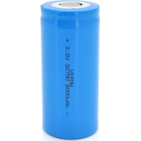 Акумулятор 32700 6000mAh, LiFePO4, FlatTop, 3.2V, Blue Vipow (IFR32700-6000mAhFT / 31076)