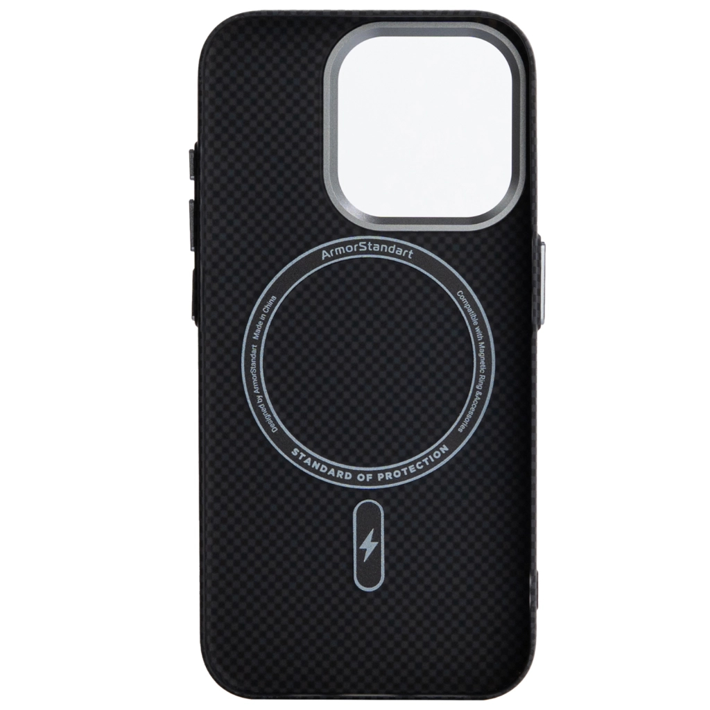 Чохол до мобільного телефона Armorstandart LikeCarbon2 MagCase Apple iPhone 16 Pro Kevlar Black (ARM88381) Чохол до мобільного телефона Armorstandart LikeCarbon2 MagCase Apple iPhone 16 Pro Kevlar Black (ARM88381)