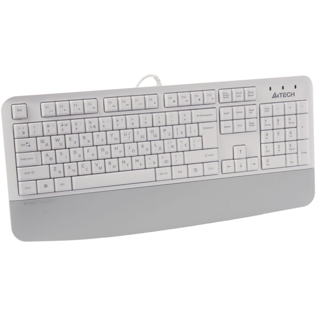 Клавіатура A4Tech FK20 USB UA White (4711421003216)