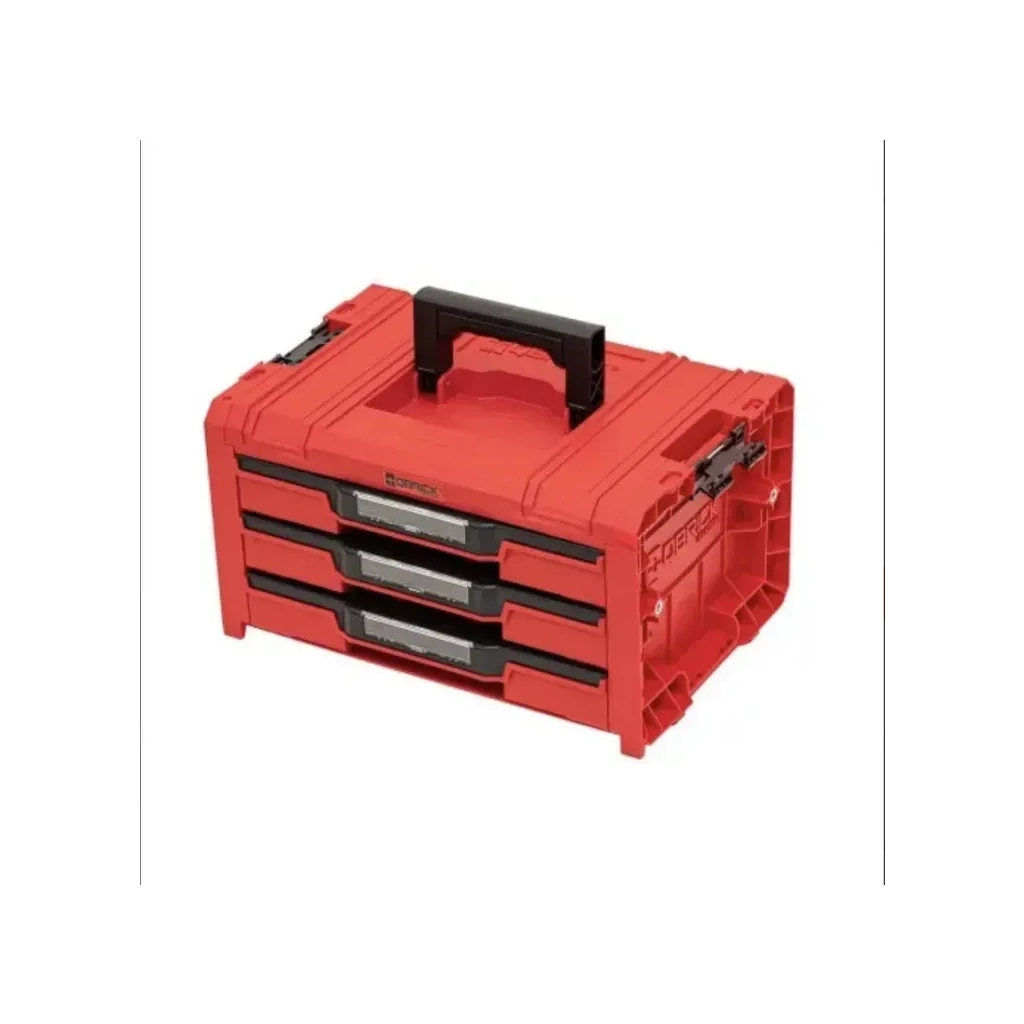 Ящик для інструментів QBRICK SYSTEM набір на платформі, 21", 525*345*885, SYSTEM PRO Drawer Workshop Set 6 Red (Z260370PG003)