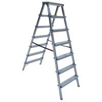 ELKOP stepladder 7 steps. top step 1.64 m, two-sided (DHR407)