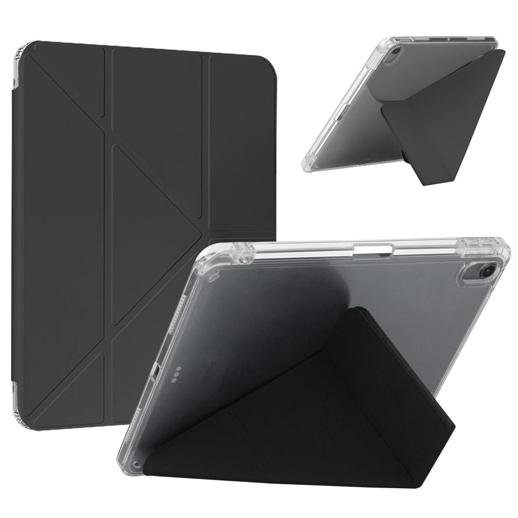 Чохол до планшета BeCover Ultra Slim Origami Transparent Apple iPad Air 11" M4 2026 Black (715183)