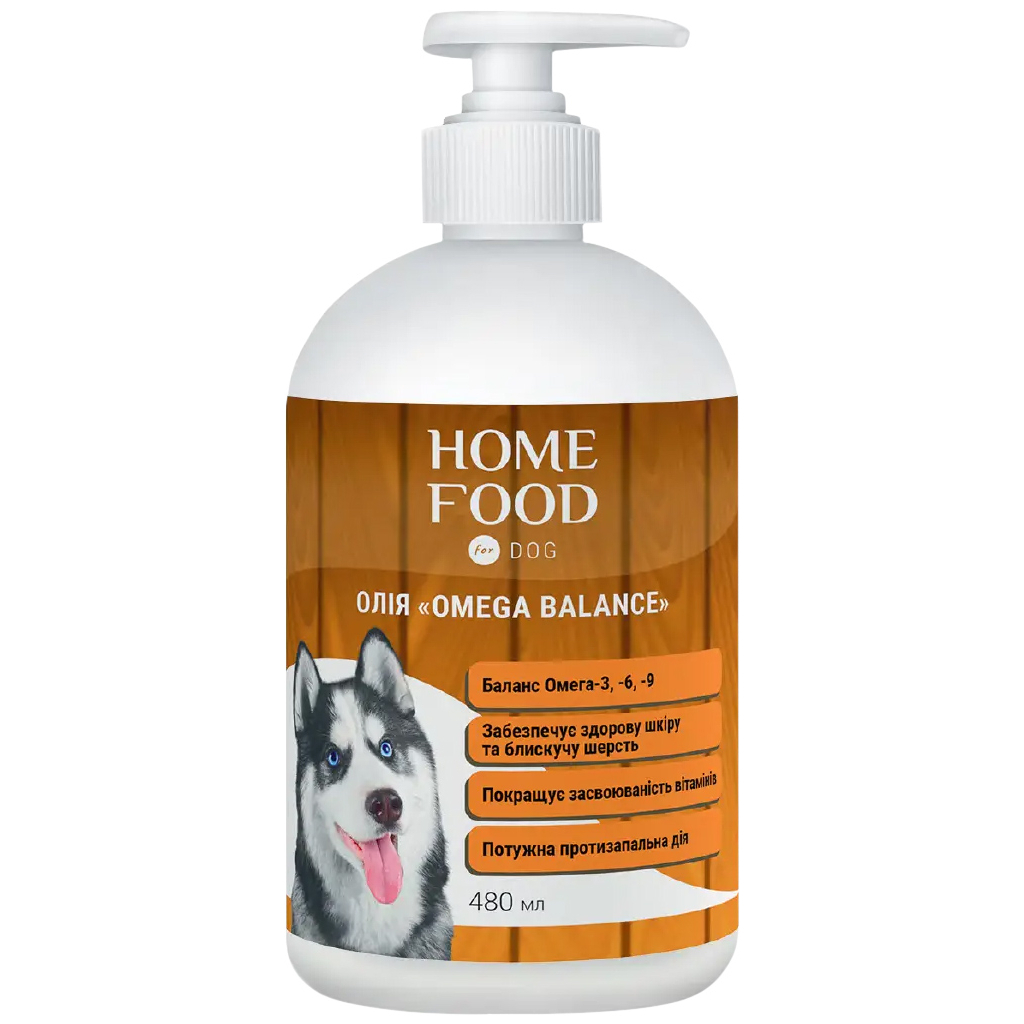 Вітаміни для собак Home Food Олія Omega Balance 480 мл (4820235024088)